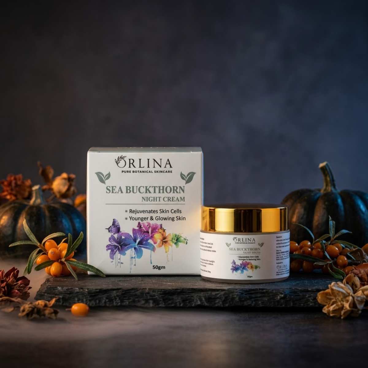 Sea Buckthorn Night Cream - Orlina